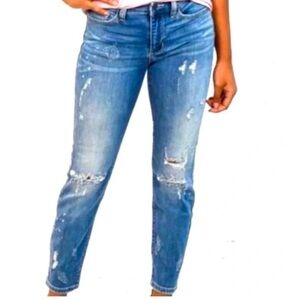 Womens Judy Blue Shredding Up My Life Relaxed Distressed Jeans